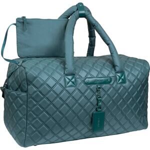 Joan & David Quilted Duffle Bag - 22" Parachute Nylon Weekender